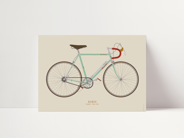 Bicicletta Bianchi da corsa (Italia 1952), di Haamit