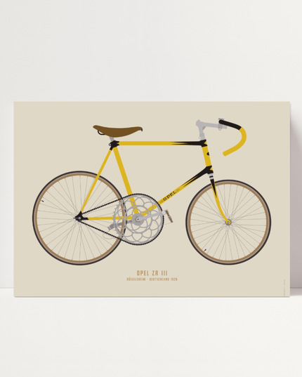 Bicicletta Opel da corsa Zeitmaschine ZR III (Germania 1928), di Haamit