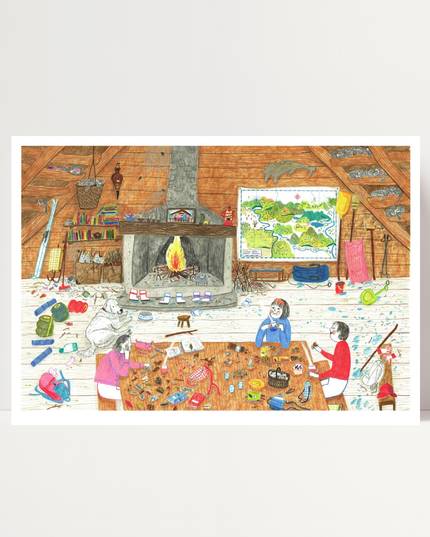 Capanna inverno, di Irene Penazzi - Stampa fine art