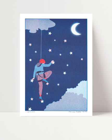 L'expédition, di Doriane Millet - Stampa risograph