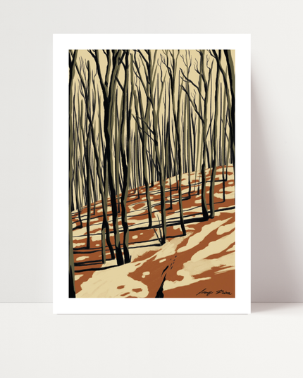 Bosco d'inverno, di Lorenzo Duina
