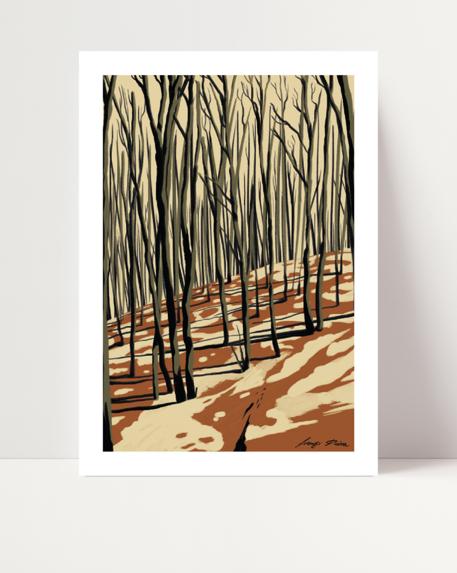 Bosco d'inverno, di Lorenzo Duina