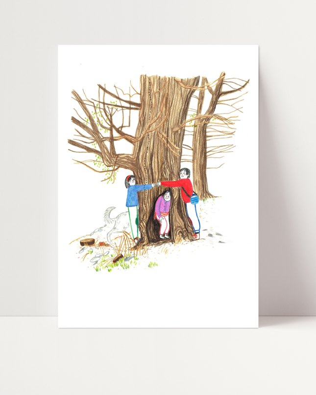 Abbraccio albero, di Irene Penazzi - stampa fine art