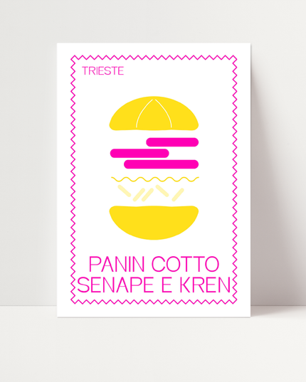 Panin cotto senape e kren, di Gigi Design - Stampa risograph