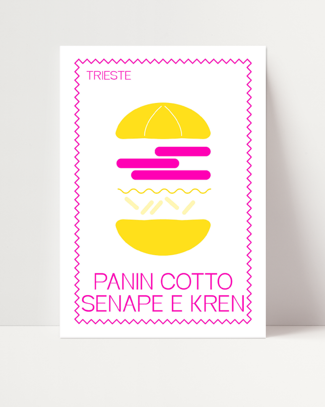 Panin cotto senape e kren, di Gigi Design - Stampa risograph