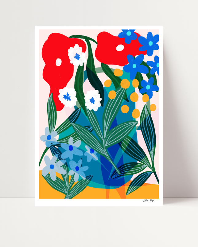 Petunia Garden, di Teresa Rego - Stampa fine art