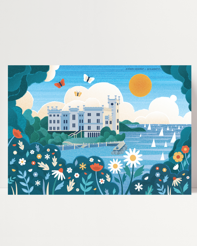 I fiori, vele e Miramare, di A Trieste volentieri